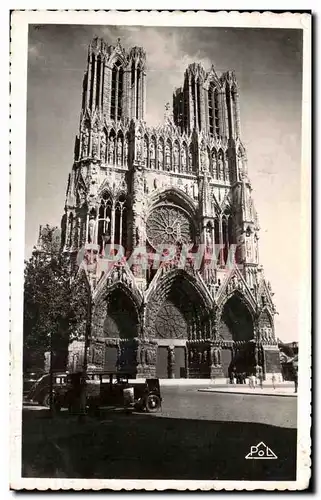 Cartes postales Reims La Cathedrale