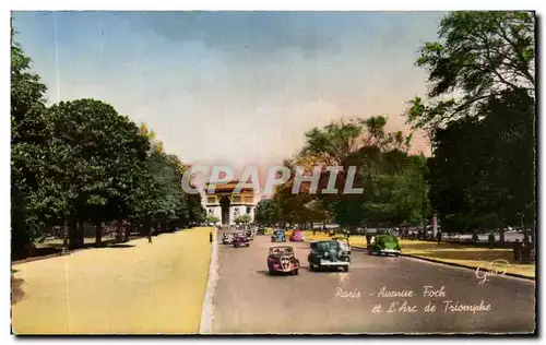 Ansichtskarte AK Paris Avenue Foch et l&#39Arc de Triomphe