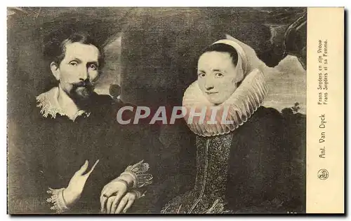 Cartes postales Exposition Anvers 1930 Ant Van Dyck Frans Snyders et sa femme