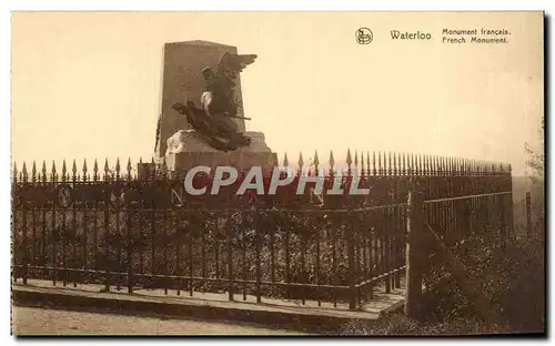 Cartes postales Waterloo Monument Francais
