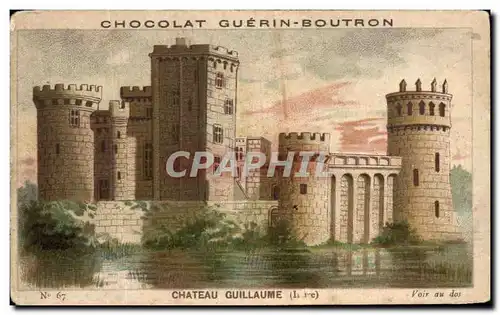 Chromo Chocolat Guerin Boutron Chateau Guillaume