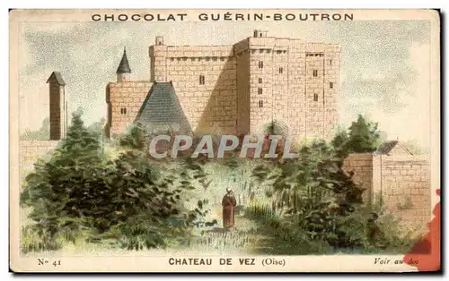 Chromo Chocolat Guerin Boutron Chateau De Vez