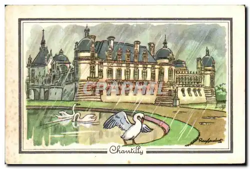 Image Chateau de Chantilly cygnes