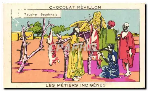 Image Chocolat Revillon Boucher Soudanais Soudan