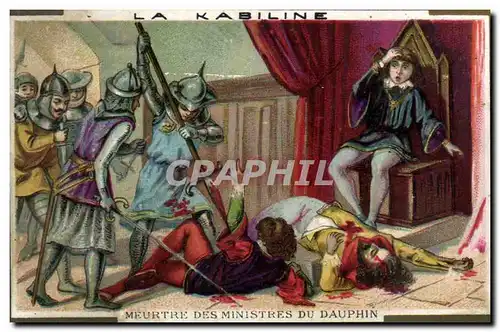 Chromo Meurtre Des Ministres Du Dauphin Kabiline