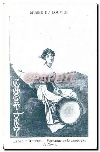 Image Musee Du Louvre Leopold Robert Paysanne de la campagne de Rome