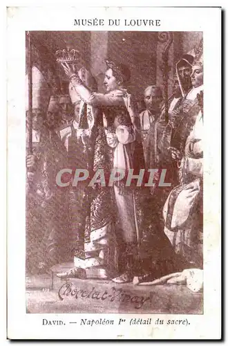 Image Musee Du Louvre Chocolat Vinay David Napoleon Detail du sacre