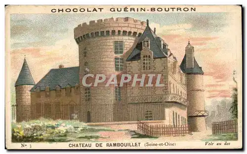 Chromo Chocolat Guerin Boutron Chateau De Rambouillet