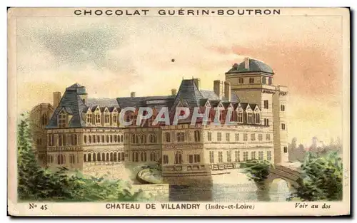 Chromo Chocolat Guerin Boutron Chateau De Villandry