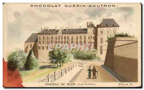 Chromo Chocolat Guerin Boutron Chateau De Blois