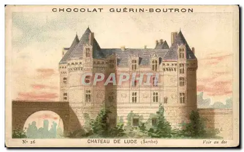 Chromo Chocolat Guerin Boutron Chateau De Lude