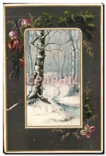 Chromo Paysage dans la neige