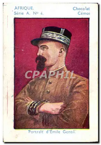 Image Portrait d&#39Emile Gental Afrique Chocolat Cemol
