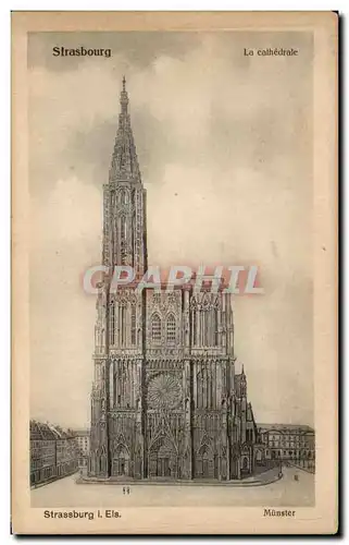 Cartes postales Strasbourg La Cathedrale