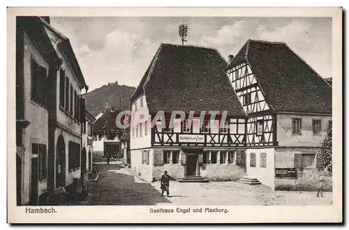 Cartes postales Hambach Gasthaus Enget und Maxbourg