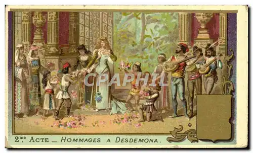 Chromo Acte Hommages A Desdemona