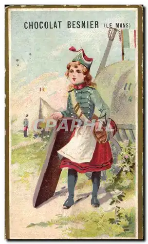 Image Chocolat Besnier Le Mans Soldat Militaria