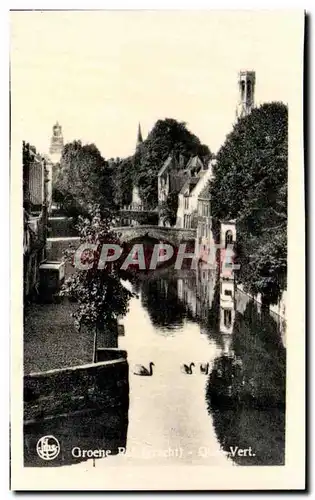 Cartes postales moderne Bruges Quai Vert