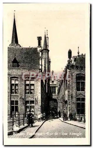 Cartes postales moderne Bruges Rue De I&#39Ane Aveugle