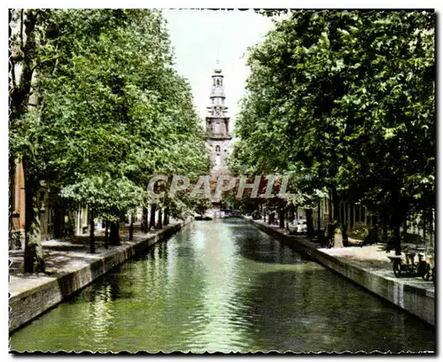 Cartes postales moderne Amsterdam Groenburgwal met Zuiderkerk South Church