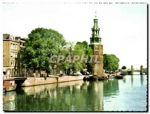 Cartes postales moderne Amsterdam La tour Montebaan