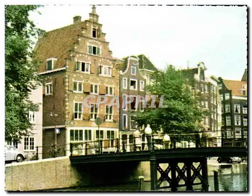 Cartes postales moderne Amsterdam Voorburgwal met de Leeuwenberg