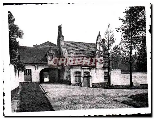 Moderne Karte Brugge Bruges Ingaugspoort van Begijnhof Porte du Beguinage