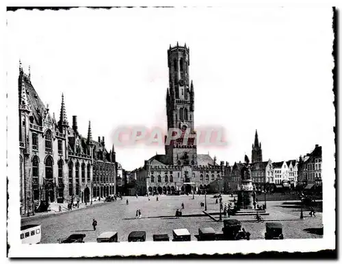 Cartes postales moderne Brugge Bruges Grote Markt Grand Place