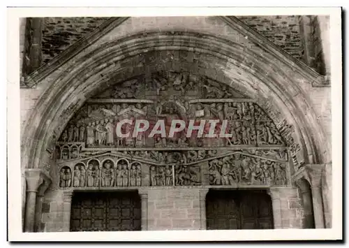 Cartes postales moderne Eglise De Conques Le Tympan