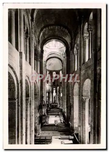 Cartes postales moderne Eglise De Conques La nef