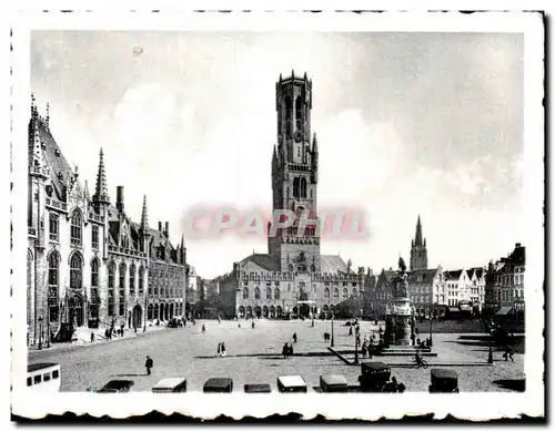 Cartes postales moderne Brugge Bruges Grote Markt Grand Place