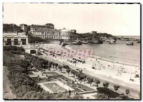 Cartes postales moderne Biarritz La Grande Plage Vers Le Casino Bellevue