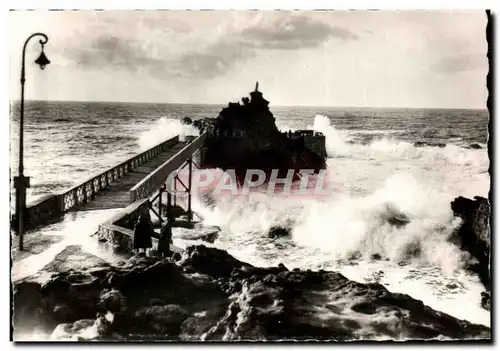 Cartes postales moderne Biarritz Rocher De La Vierge