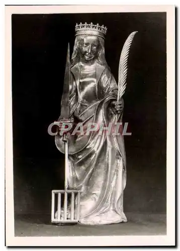 Cartes postales moderne Eglise De Conques Statue de Saint Foy