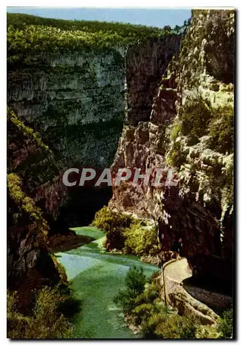 Moderne Karte Defile de Carrejuan Le grand canon