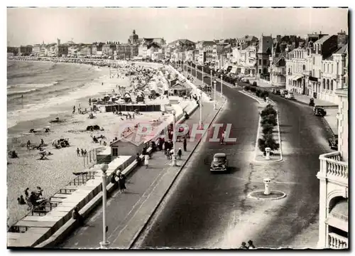 Cartes postales moderne Les Sables D&#39Olonne Vue Generale de la Plage et du Remblai