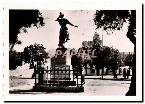 Cartes postales moderne Saintes Maries de la mer Statue de Mireille