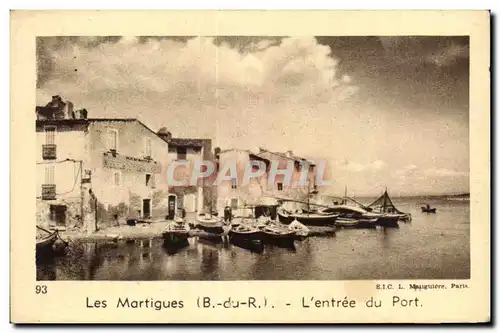 Image Les Martigues L&#39entree du Port Wood Milne