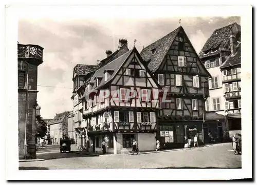 Moderne Karte Colmar La Grand&#39rue L&#39Auberge Au Fer Rouge