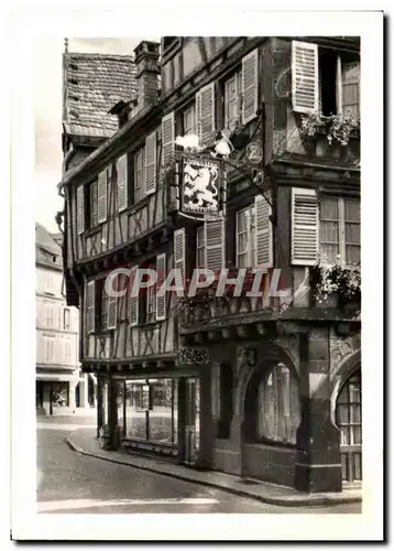 Moderne Karte Colmar Vieilles Maisons de la rue des Serruriers