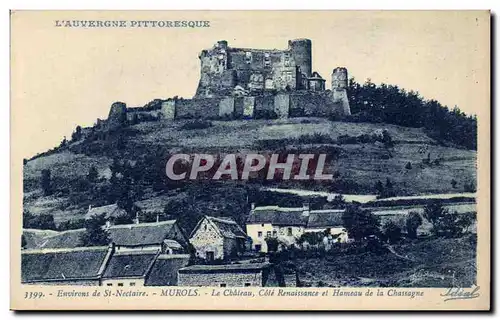 Cartes postales Environs de St Nectaire Murols Le chateau Cole Renaissance et Hameau de la Chassagne