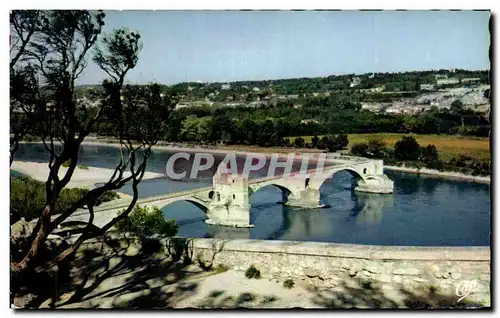 Moderne Karte Avignon Pont St Benezet Pont d&#39Avignon