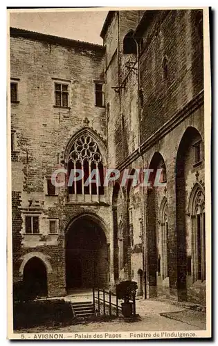 Cartes postales Avignon Paiais des Papes Fenetre de l'lndulgence