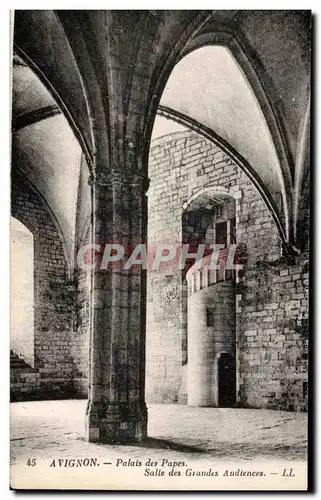 Cartes postales Avignon Palais des Papes Salle des Grandes Audiences