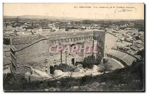 Cartes postales Orange Vue Generale et le Theatre Romain