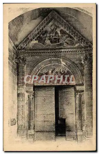 Ansichtskarte AK Avignon Cathedrale Porte du Porche Fresques de Memmi