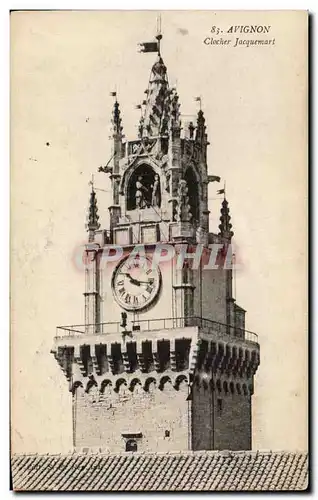 Cartes postales Avignon Clocher Jacquemart