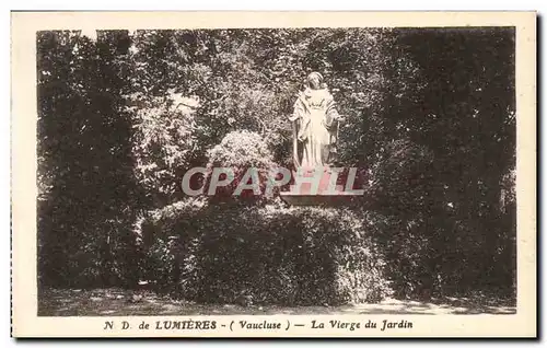 Cartes postales ND De Lumieres La Vierge du Jardin