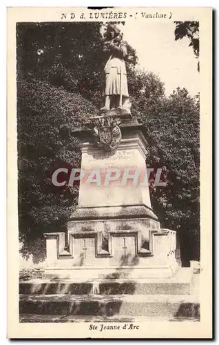 Cartes postales ND de Lumieres Vierge Ste Jeanne d'Arc