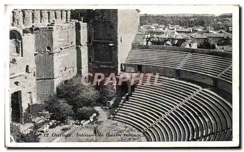 Cartes postales Orange Interieur du Theatre Roimain